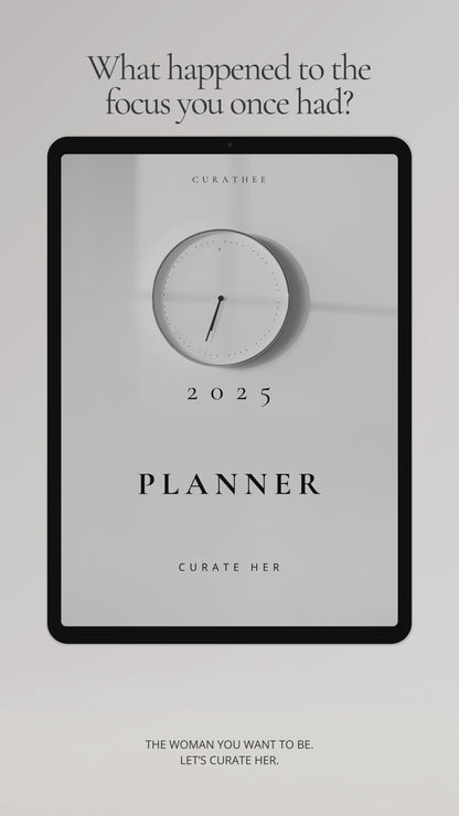 2025 DIGITAL PLANNER | DATED MONTHLY PLANNER x PORTRAIT